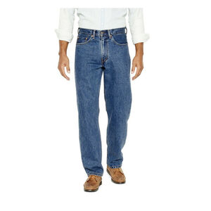 Levi's 550 Men's 42x32 Straight Leg Medium Wash Comfort Casual Denim Jeans